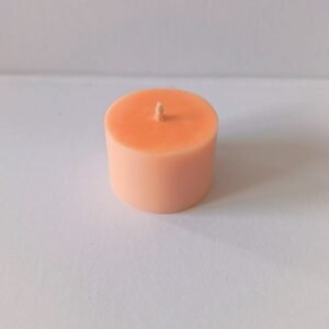 Bougie oranges : lot de 6 (chauffe-plat)
